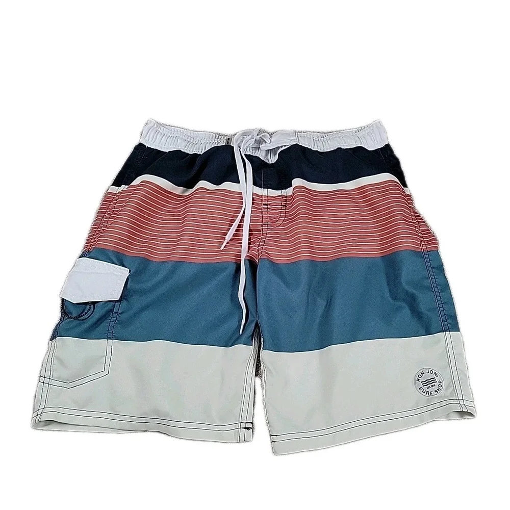 Ron Jon Surf‎ Shop Board Shorts Swim Surf Beach, sz MEDIUM